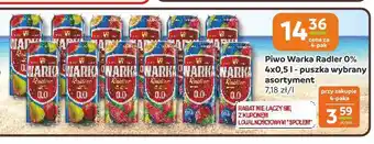 Społem Częstochowa Piwo bezalkoholowe Warka Radler 4-pak oferta