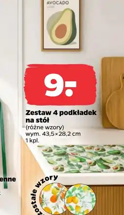 Netto Zestaw podkładek oferta