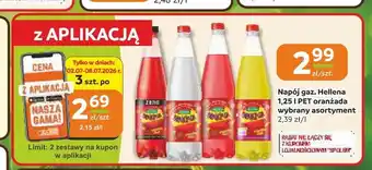Społem Częstochowa Napój gazowany Hellena oranżada oferta
