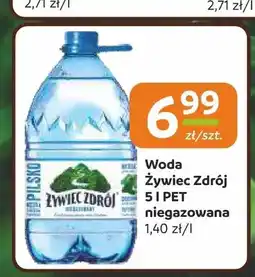 Społem Częstochowa Woda źródlana Żywiec Zdrój niegazowana oferta