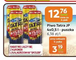 Społem Częstochowa Piwo Tatra Jasne Pełne 4-pak oferta