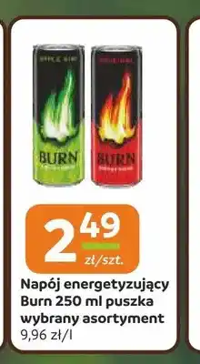 Społem Częstochowa Napój energetyzujący Burn oferta