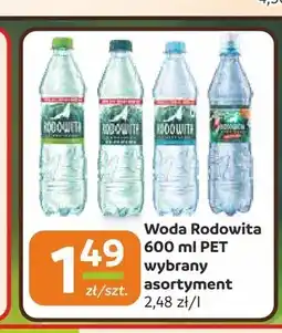 Społem Częstochowa Woda mineralna Rodowita oferta