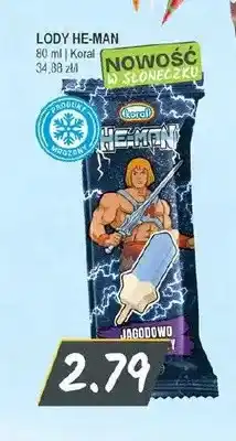 Słoneczko Lody He-Man jagodowe Koral oferta