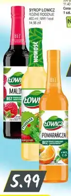 Słoneczko Syrop Łowicz o smaku Tymbark jabłko-mięta oferta
