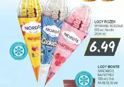 Słoneczko Lody rożek Nordis Cookie oferta
