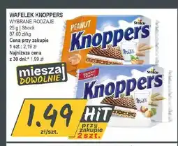 Słoneczko Wafelek Knoppers Peanut oferta