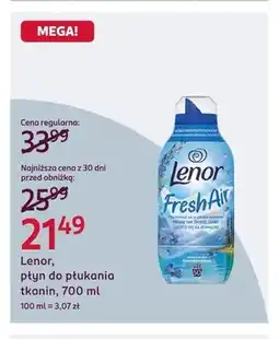 Rossmann Płyn do płukania tkanin Lenor Fresh Air oferta