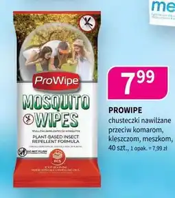 Drogerie Polskie Chusteczki nawilżane przeciw komarom kleszczom meszkom ProWipe Mosquito Wipes oferta