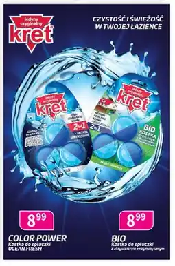 Drogerie Polskie Kostka do spłuczki Kret Color Power Ocean Fresh oferta