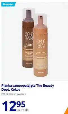 Action Pianka samoopalająca The Beauty Dept. Kokos Medium to Dark oferta