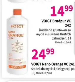 Drogerie Polskie Środek do mycia i pielęgnacji podłóg Voigt Nano Orange VC 241 oferta