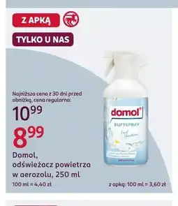Rossmann Odświeżacz powietrza w aerozolu Domol oferta
