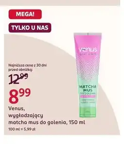 Rossmann Wygładzający matcha mus do golenia Venus oferta