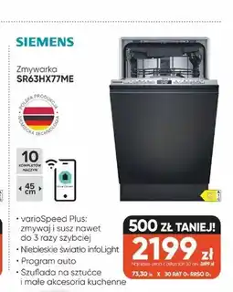Max Elektro Zmywarka Siemens SR63HX77ME oferta