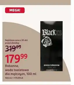 Rossmann Woda toaletowa dla mężczyzn Paco Rabanne Black XS oferta