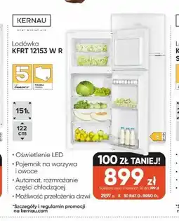 Max Elektro Lodówka Kernau KFRT 12153W R oferta