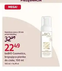 Rossmann Brązująca pianka do ciała beBIO Cosmetics oferta