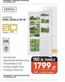 Max Elektro Lodówka Kernau KFRC 20164,2 NF W oferta