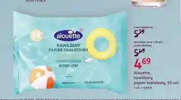 Rossmann Nawilżany papier toaletowy Alouette Deluxe Wydanie Letnie oferta