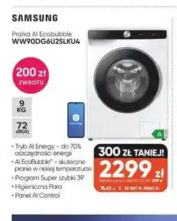 Max Elektro Pralka AI Ecobubble Samsung oferta