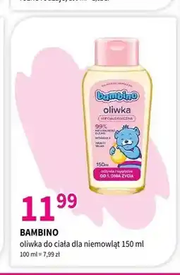 Drogerie Polskie Oliwka do ciała dla niemowląt Bambino oferta