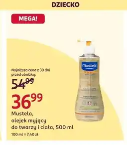 Rossmann Olejek myjący do twarzy i ciała Mustela oferta