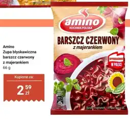 Dino Zupa błyskawiczna Amino barszcz czerwony z majerankiem oferta