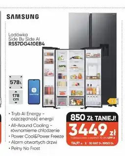 Max Elektro Lodówka Samsung Side By Side AI RS57DG410EB4 oferta