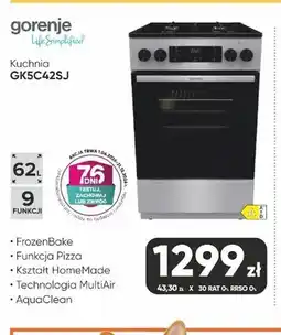Max Elektro Kuchnia Gorenje GK5C42SJ oferta