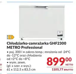 Makro Chłodziarko-zamrażarka METRO Professional GHF2300 oferta