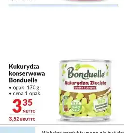 Makro Kukurydza konserwowa Bonduelle Złocista oferta