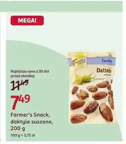 Rossmann Daktyle suszone Farmer's Snack oferta