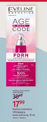 Rossmann Krem pod oczy Eveline Cosmetics Age Back Code PDRN Longevity oferta