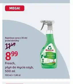 Rossmann Płyn do mycia szyb Frosch Bio Spirit oferta