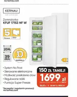 Max Elektro Zamrażarka Kernau KFUF 17153 NF W oferta