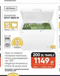 Max Elektro Zamrażarka Kernau KFCF 2505W oferta