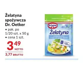 Makro Żelatyna spożywcza Dr. Oetker oferta