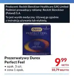 Makro Prezerwatywy Durex Perfect Feel oferta