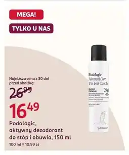 Rossmann Aktywny dezodorant do stóp i obuwia Podologic Advanced Care oferta