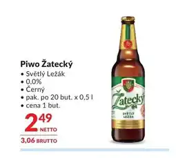 Makro Piwo Žatecký Světlý Ležák oferta