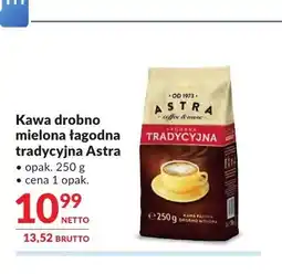 Makro Kawa drobno mielona łagodna tradycyjna Astra oferta
