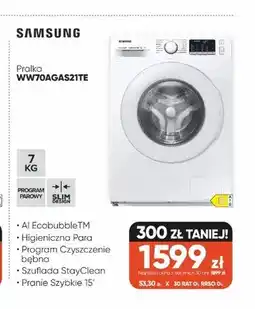 Max Elektro Pralka Samsung WW70AGAS21TE oferta