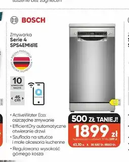 Max Elektro Zmywarka Bosch Serie 4 SPS4EMI61E oferta