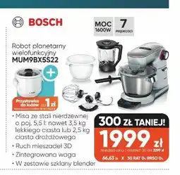 Max Elektro Robot planetarny wielofunkcyjny Bosch MUM9BX5S22 oferta