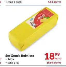 Makro Ser Gouda Rolmlecz blok oferta