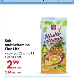 Makro Sok multiwitamina Fine Life oferta