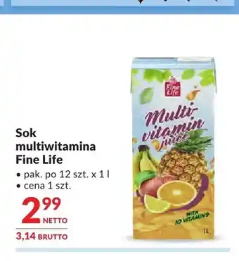 Makro Sok multiwitamina Fine Life oferta