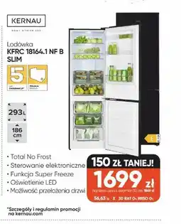 Max Elektro Lodówka Kernau KFRC 18164,1 NF B Slim oferta