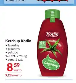 Makro Ketchup Kotlin Łagodny oferta
